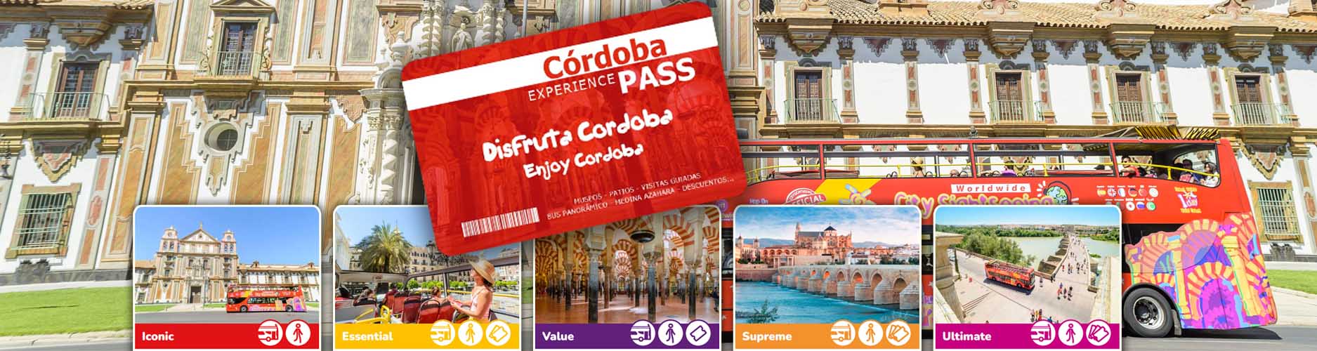 CordobaPASS, visitas guiadas gratis en Córdoba, Entradas a la Mezquita, Espectáculo Ecuestre, Baños Árabes, Medina Azahara y Tours a Ermitas